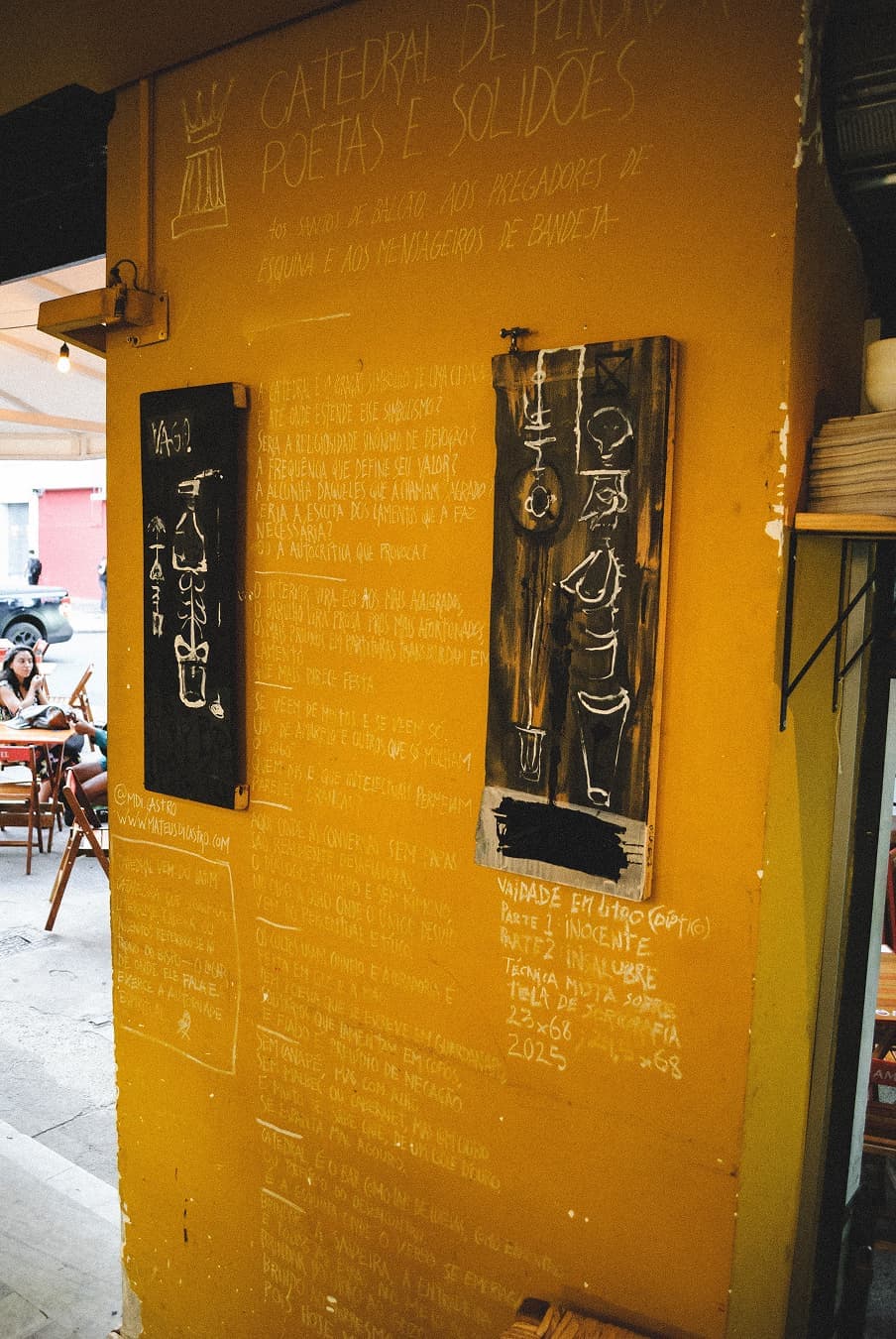 Obra da exposição Catedral